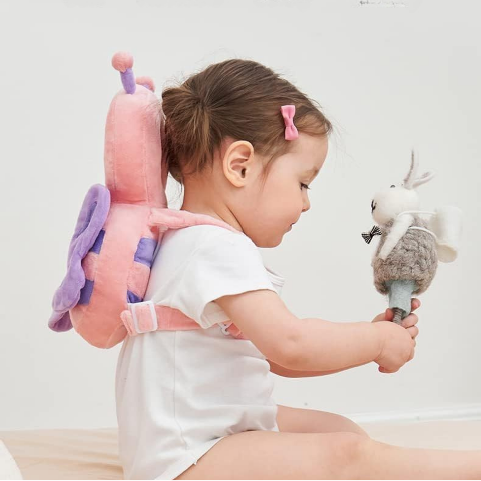 Mochila Protectora Cabeza Bebé Niña Antigolpes Almohadilla Ajustable Surtido