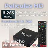 TV Box MXQPRO 4K 8GB Ram 128gb Wifi 5G Android