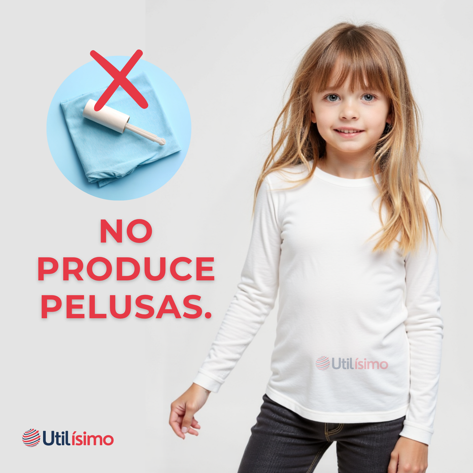 Pack 3 Camisetas Algodón Manga Larga Polera Niña Primera Capa Blanco y Negro