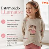 Conjunto 2 Piezas Polerón y Pantalón Buzo 100% Algodón Tedmimak Niña Pretty Adorable