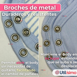 Pack 4 Bodys Niña Sin Manga Tedmimak 100% Algodón Princess Summer