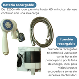 Ducha Portátil Recargable USB Camping Exteriores Ducha Al Aire Libre