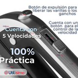 Batidora Electrica 5 Velocidades De Mano RAF Acero Inoxidable Mutifuncional