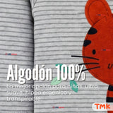 Pack 5 Bodys Manga Larga 100% Algodón Tedmimak Sweet Nature Bebé Niño