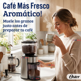 Oster® Molinillo de Café, Accesorio, Con 18 Ajustes De Grosor, Incluye Accesorios, BVSTBMH23