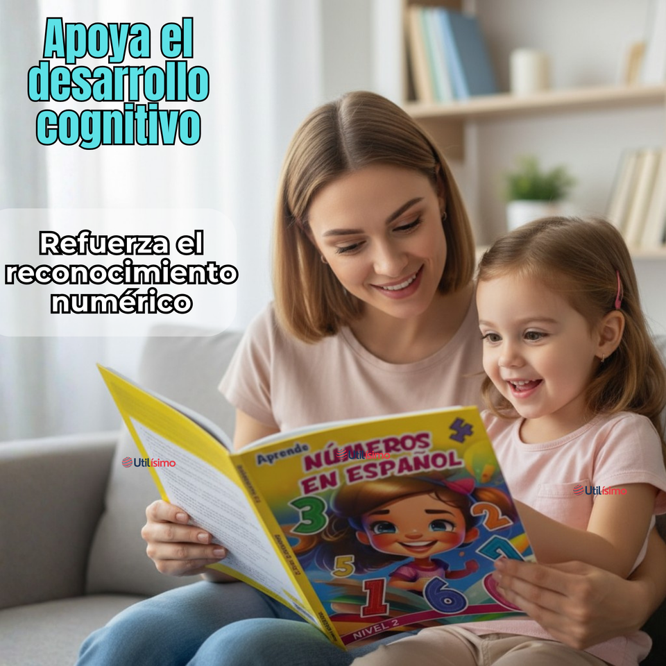 Pack 2 Libros De Aprendizaje Números En Español Educativo Diseños Surtidos