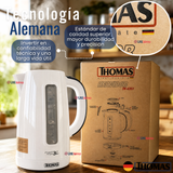 Hervidor Eléctrico Thomas 3lt Alta Potencia Tecnologia Alemana Blanco
