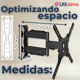 Soporte TV Pared Con Brazo 32 a 65 Pulgadas 32 39 40 42 43 49 50 55 60 65