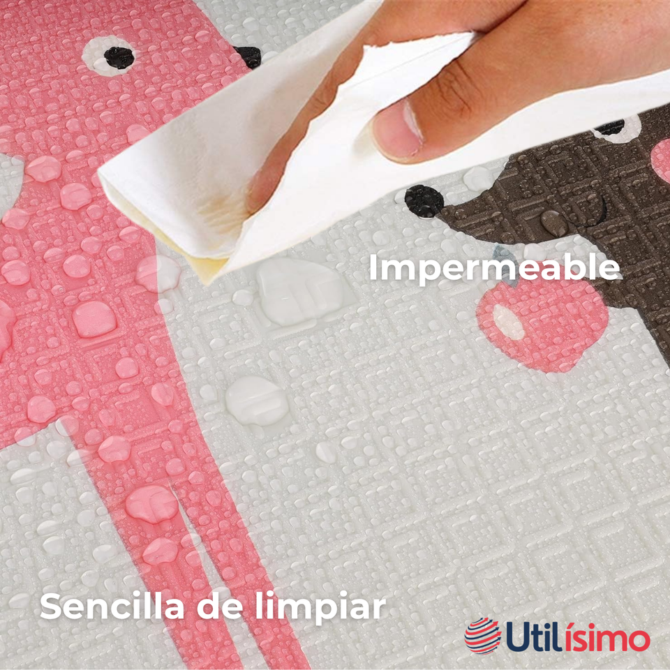 Alfombra Plegable Antigolpes 180x160cm Juego Niñas Surtido