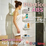 Organizador Esquinero Baño Ducha Multiuso 4 Pisos Ajustable