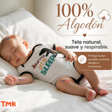 Pack 5 Bodys Manga Corta %100 Algodón Tedmimak Niño Dino Explorer