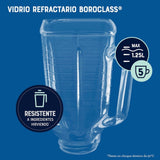 Licuadora clásica Oster® cromo con perilla ergonómica de 3 velocidades BLST4655