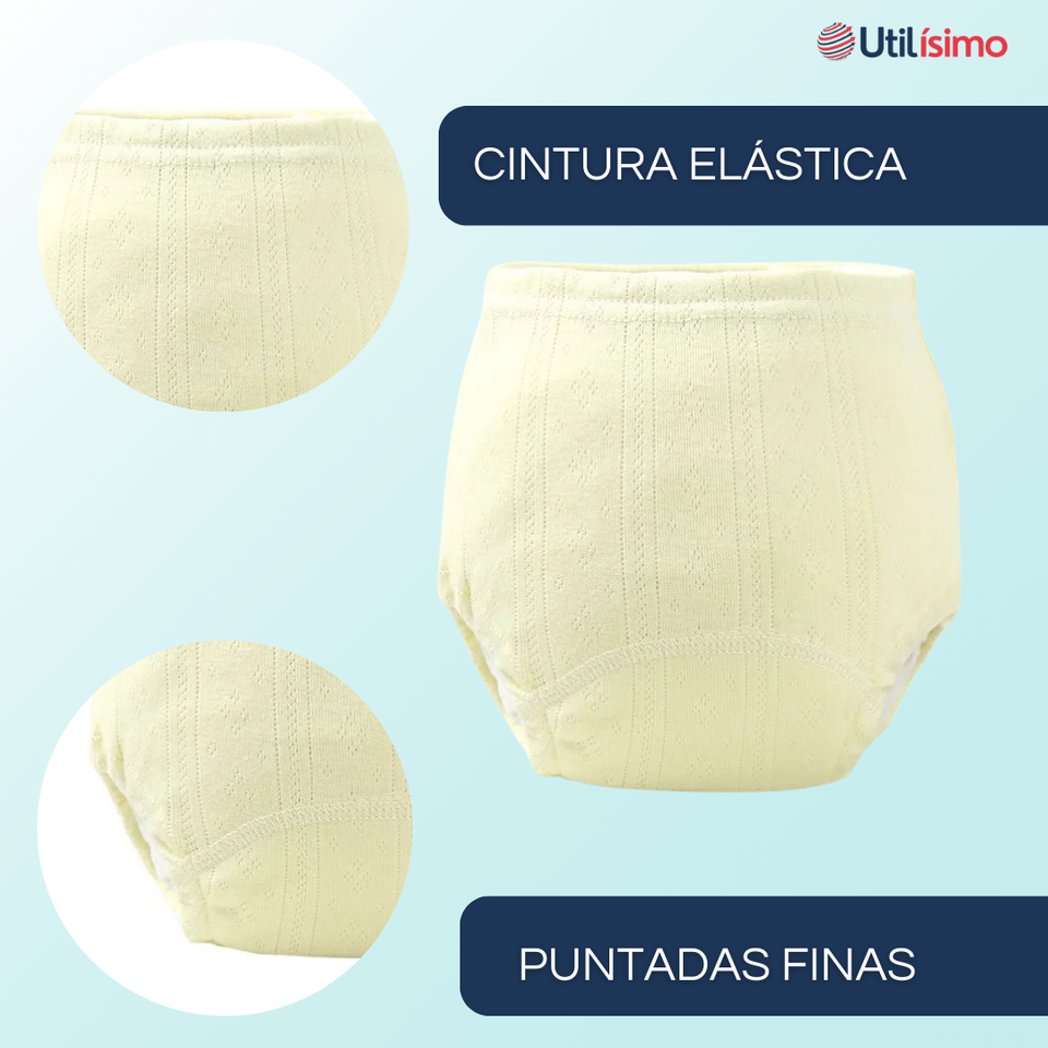Pack 12 Calzón Calzoncillo Niño Entrenamiento Algodón Cintura Elástica