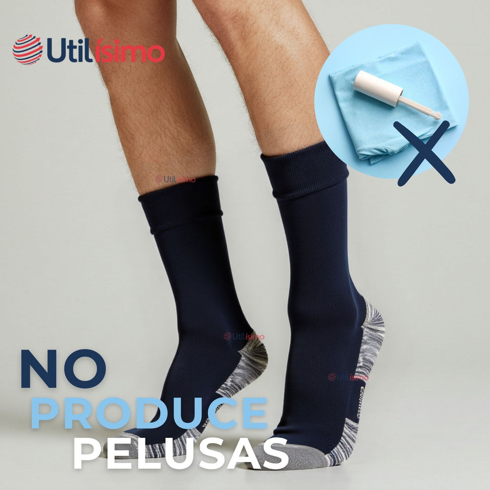 Pack 12 Pares Calcetines Bambù con Cobre Efecto Antibacterial Colores Surtidos