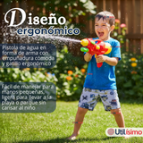 Pistola De Agua 300ml 32cm Colores Surtidos Juguete Lanza Agua Niño Niña