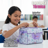 Mochila Escolar Kit Con Estuche y Lonchera 43cm Tela Oxford Niña