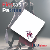 Pañuelo Baile Cueca 36 CM Bordado Pareja Baile Fiestas Patrias