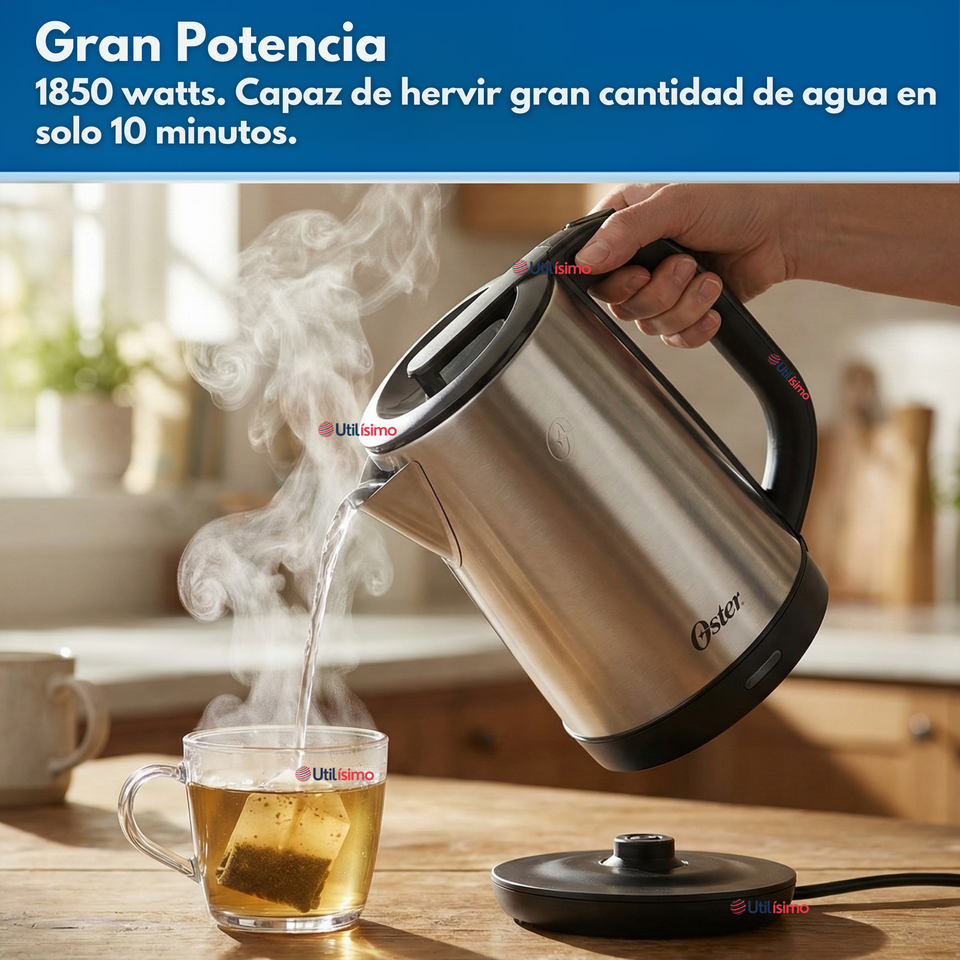 Hervidor Eléctrico Oster de 2 Litros de capacidad, BVSTKT674