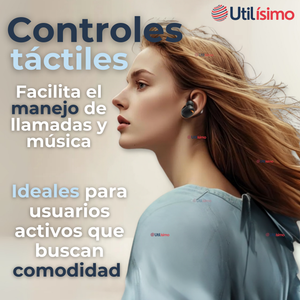 Audífonos Inalámbricos Bluetooth iOS Android Sonido Estéreo Negro
