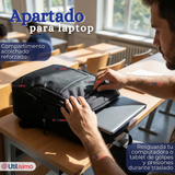 Mochila Multifuncional Ejecutiva Notebook Escolar Viaje Cabina Impermeable Resistente 49cm Negro 25L