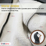 Polerón Polar Con Capucha Invierno Bebé Niño Happy Penguin