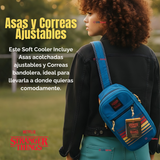 Soft Cooler Coleman Stranger Things™ 6 Latas Azul Bolso Mochila