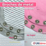 Pack 4 Bodys Niña Manga Corta Tedmimak 100% Algodón Sparkle Like a Princess