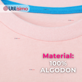Polera Manga Larga Niña 100% Algodón Dinosauro Unicornio Rosado Camiseta