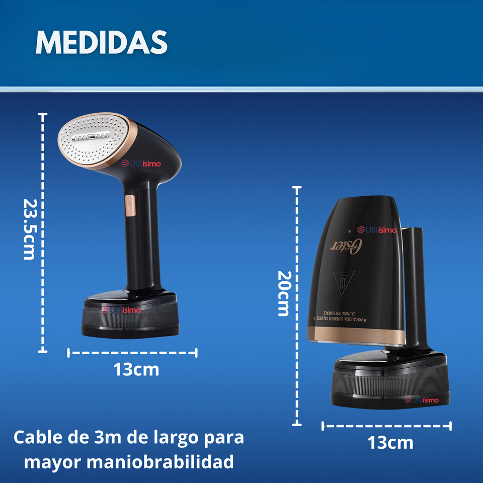 Vaporizador de prendas de mano plegable GCSTFS300