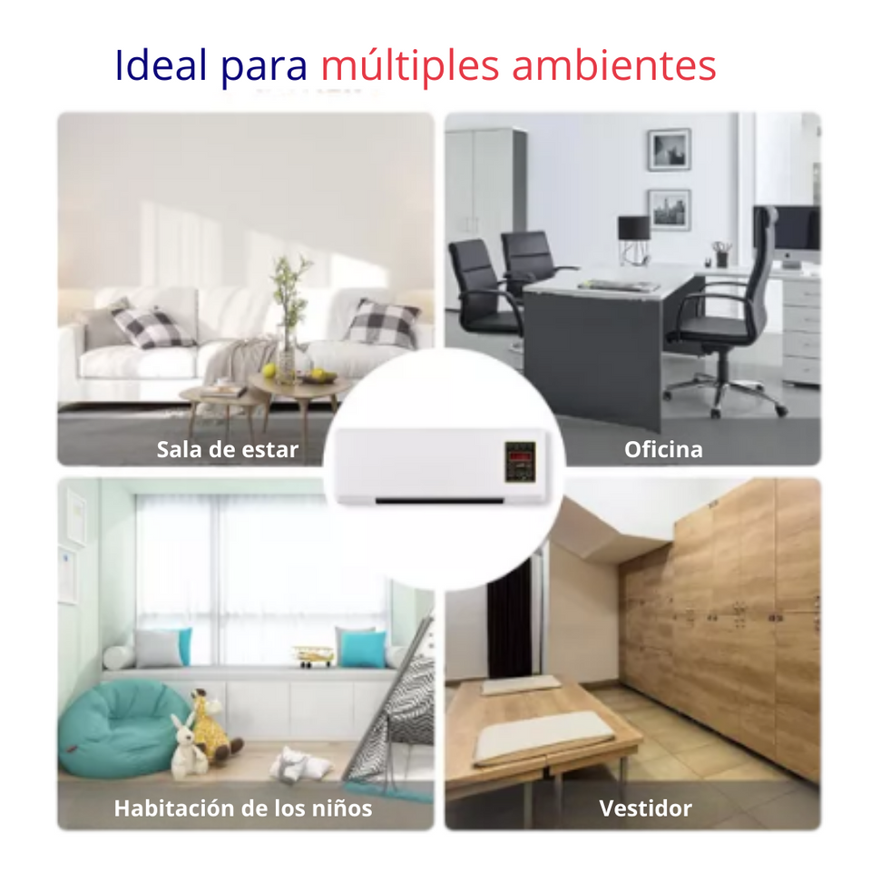 Calefactor y enfriador 2 en 1 Portátil Modular Pared Mesa