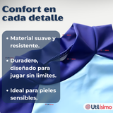 Traje De Baño Manga Larga, Pantalón Corto y Gorro Niño de 3 a 11 Surfboard