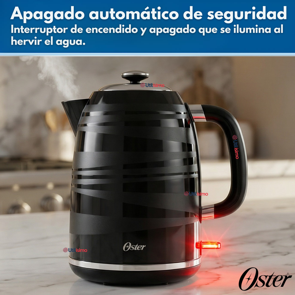 Hervidor eléctrico Oster® 1.7 lt BVSTKT4177B