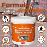 Sellador Adhesivo Transparente Impermeable Tapa Goteras 1Kg No Tóxico