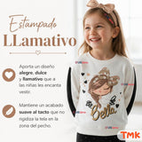 Conjunto 2 Piezas Polerón y Pantalón Buzo 100% Algodón Tedmimak Niña  beautiful charming