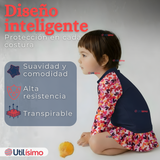 Traje De Baño Manga Larga Estilo Tankini Con Falda Niña 2 a 7 años Happy Hearts