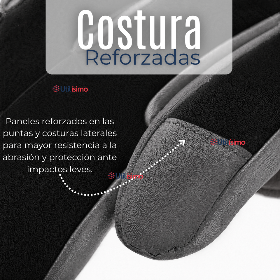 Guantes Para Moto Impermeables Negro Touchscreen Antideslizantes Térmicos