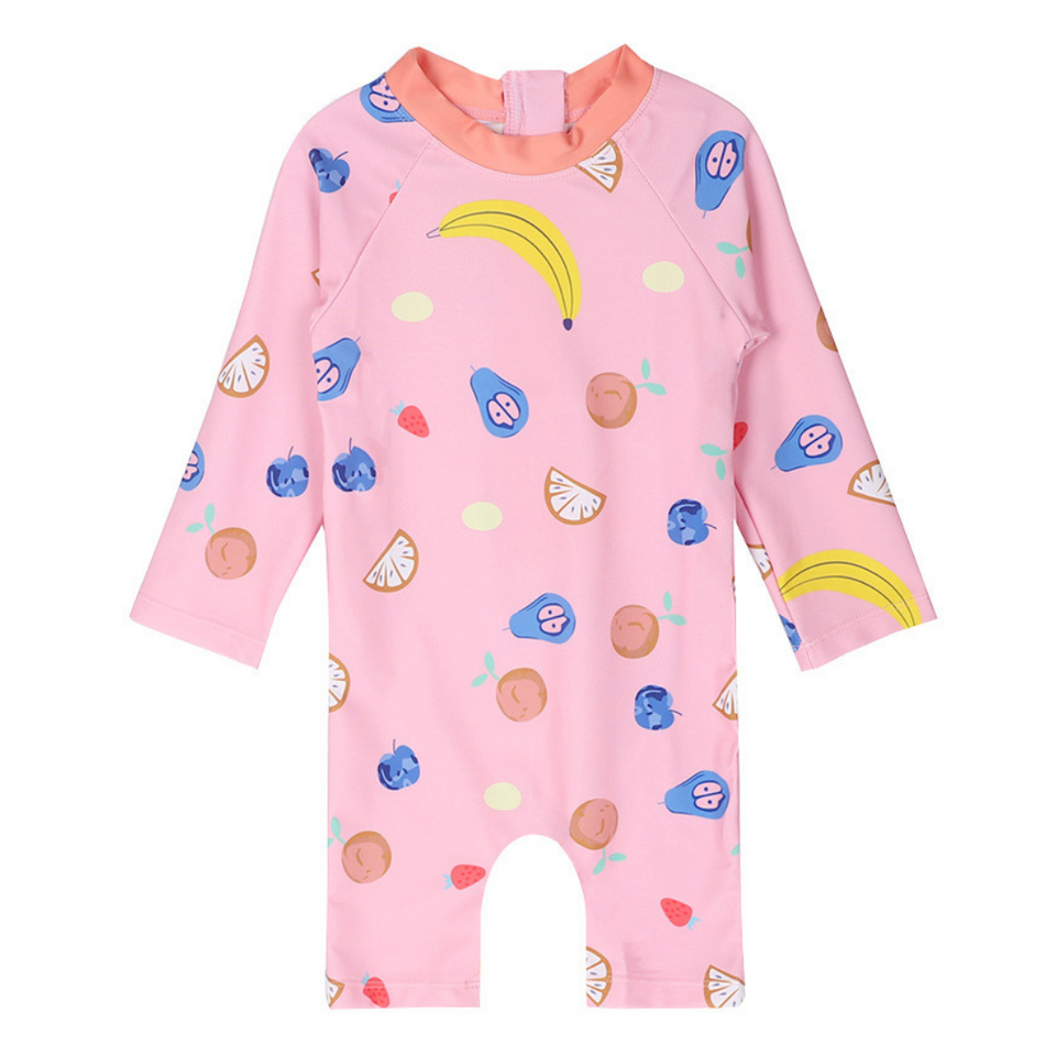 Traje de Baño Enterito Manga Larga Niña Jump Kids Fruta