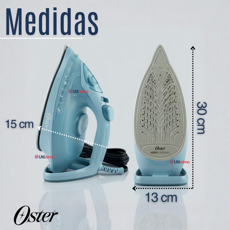 Plancha de vapor Oster® AeroGlide Plus S7400 Verde claro GCSTAC7402-052