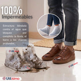 Fundas Cubre Calzado Impermeables Aislante Lluvia Blanco Hombre 1 Par