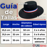 Sombrero Huaso Ajustable Elegante Fiestas Patrias