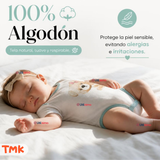 Pack 5 Bodys Manga Corta %100 Algodón Tedmimak Niña Cuddly Bears