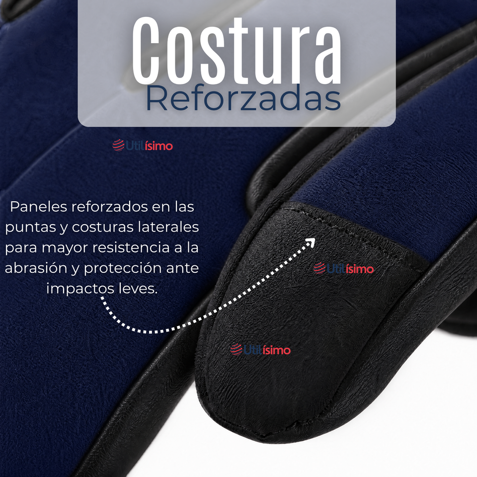 Guantes Esquí Azul Térmicos Impermeables TouchScreen Nieve Esquiar
