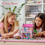 Set De Bloques Didácticos Juguete Niña Casa de Muñecas 474 Piezas