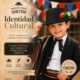 Sombrero Nortino Con Plumas Niño Traje Típico Fiestas Patrias