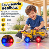 Excavadora Juguete Infantil Camión De Luces y Sonidos Interactivo Niño