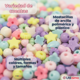 Set De Mostacillas Bisuteria Juguete Kit Para Armar Crear Pulseras Y Collares Niña