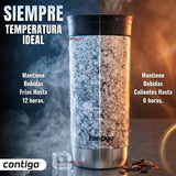 Vaso Mug Huron Couture Specked Slate Vaso Térmico 473 Ml Contigo
