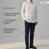 Camisa Colegio Escolar Manga Larga Para Niños
