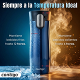 Vaso Térmico West Loop Azul Autoseal Contigo 591 Ml Azul Acero Inoxidable