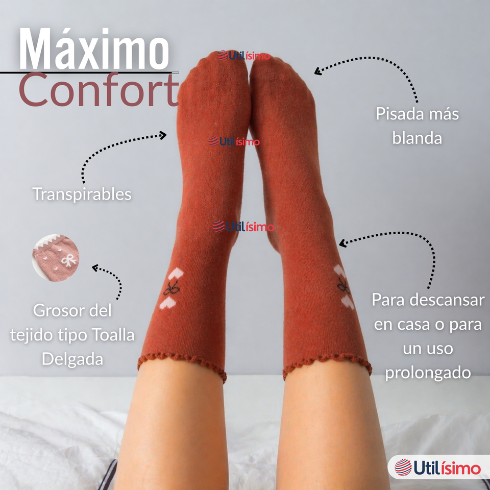 Pack 3 Pares Calcetines Mujer Surtidos Colores Básicos Máximo Confort